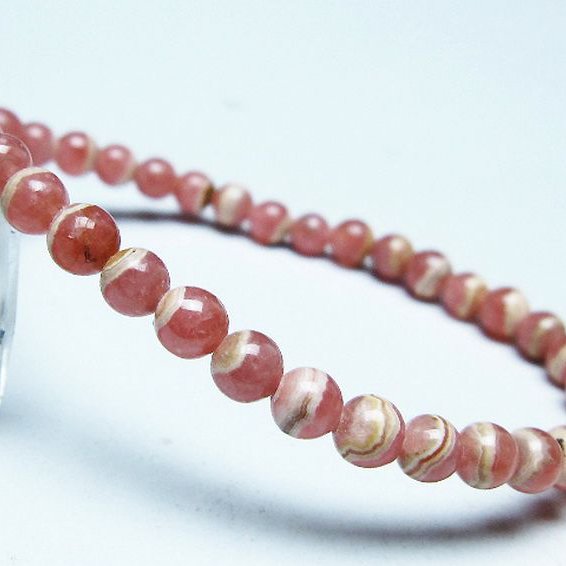 インカローズ ロードクロサイト ブレスレット 5mm [T16-15412]