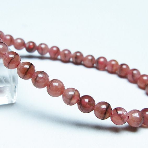 インカローズ ロードクロサイト ブレスレット 6mm [T16-15430]