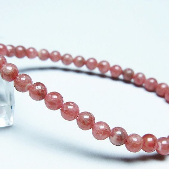 インカローズ ロードクロサイト ブレスレット 5mm [T16-15467]