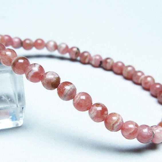 インカローズ ロードクロサイト ブレスレット 5mm [t16-15566]