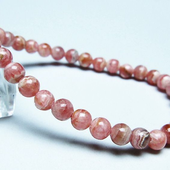 インカローズ ロードクロサイト ブレスレット 5mm [t16-15580]