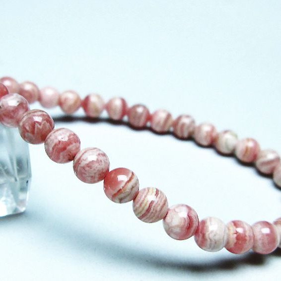 インカローズ ロードクロサイト ブレスレット 5mm [t16-15584]