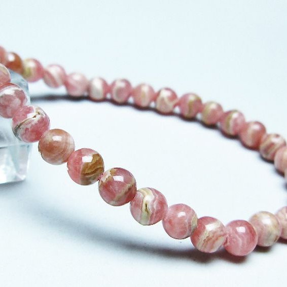 インカローズ ロードクロサイト ブレスレット 5mm [T16-15585]