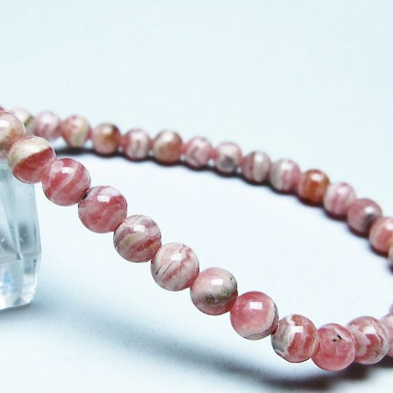 インカローズ ロードクロサイト ブレスレット 5mm [T16-15593]