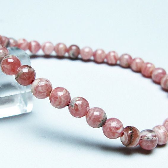 インカローズ ロードクロサイト ブレスレット 5mm [T16-15618]