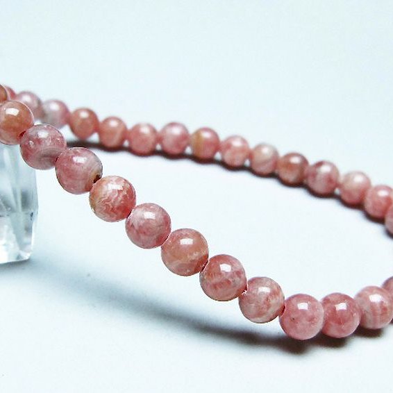 インカローズ ロードクロサイト ブレスレット 5mm [t16-15637]