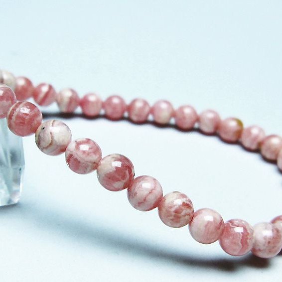 インカローズ ロードクロサイト ブレスレット 5mm [T16-15638]