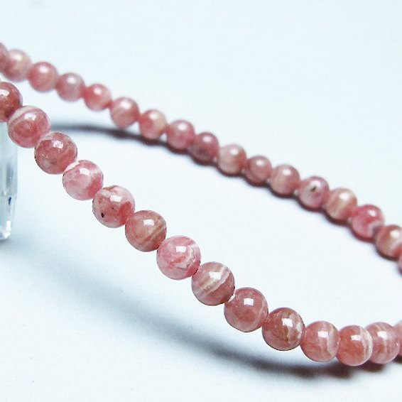 インカローズ ロードクロサイト ブレスレット 5mm [t16-15658]