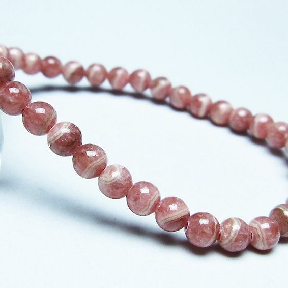 インカローズ ロードクロサイト ブレスレット 5mm [T16-15663]