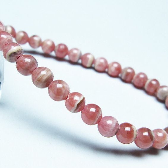 インカローズ ロードクロサイト ブレスレット 5mm [t16-15664]