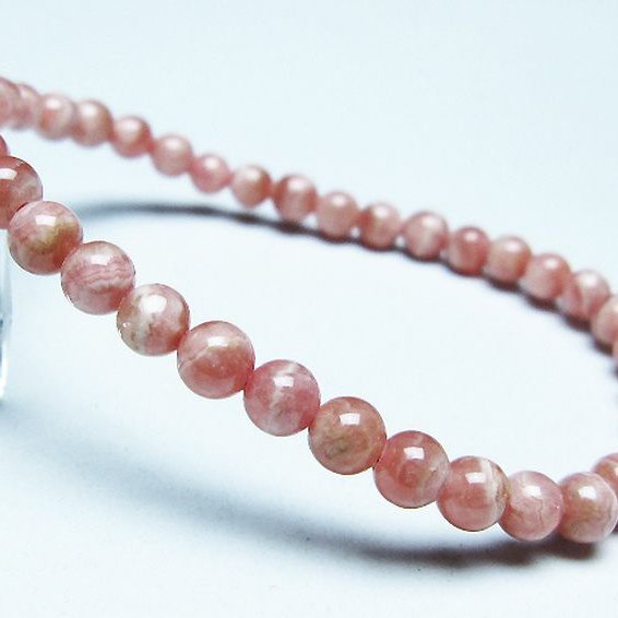 インカローズ ロードクロサイト ブレスレット 5mm [T16-15665]