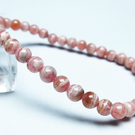 インカローズ ロードクロサイト ブレスレット 5mm [T16-15668]