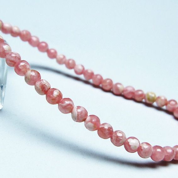 インカローズ ロードクロサイト ブレスレット 4mm [T16-15678]