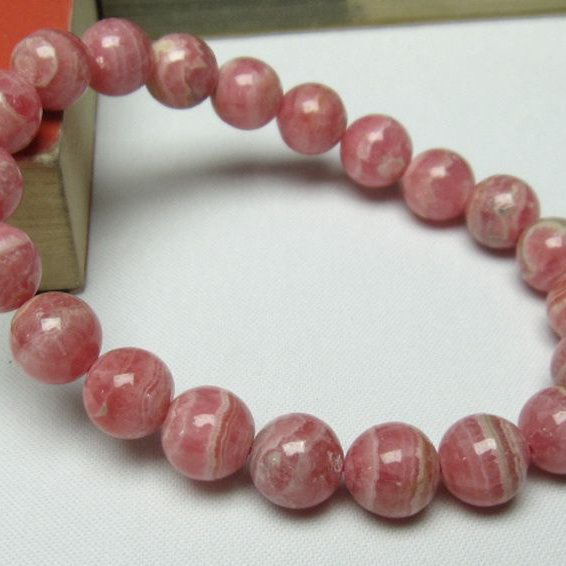 インカローズ ロードクロサイト ブレスレット 9mm [T16-9497]