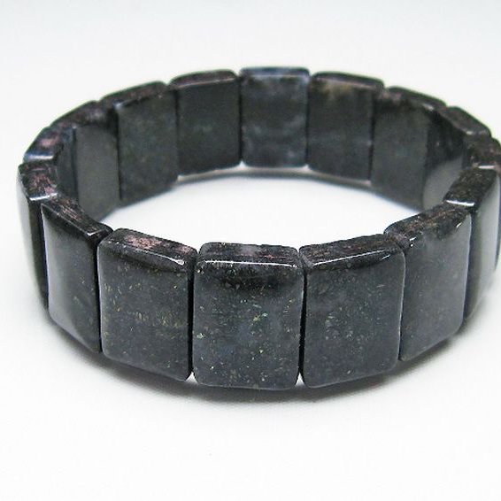 パイライト イン カルセドニー バングル [T160-1633]