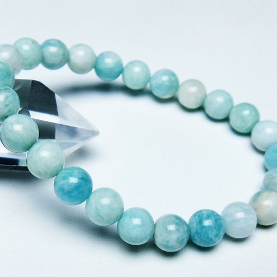 アマゾナイト ブレスレット 8mm [T161-11692]