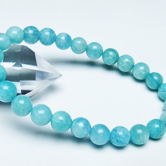 アマゾナイト ブレスレット 8mm [T161-11837]