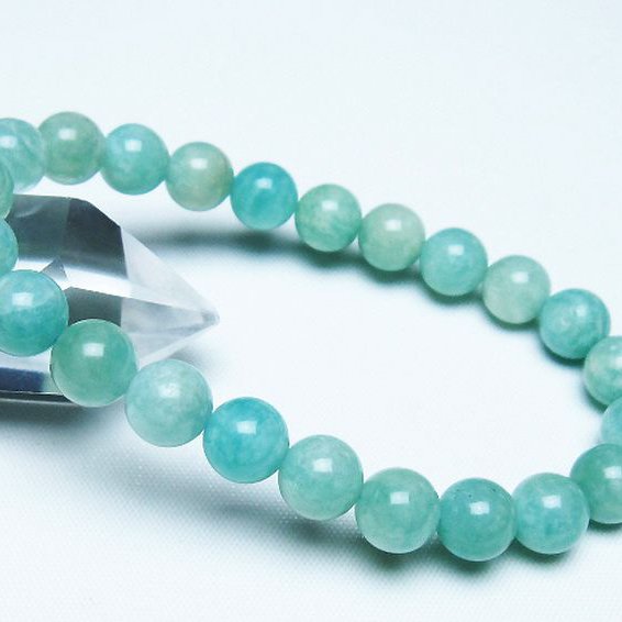 アマゾナイト ブレスレット 8mm [T161-12122]