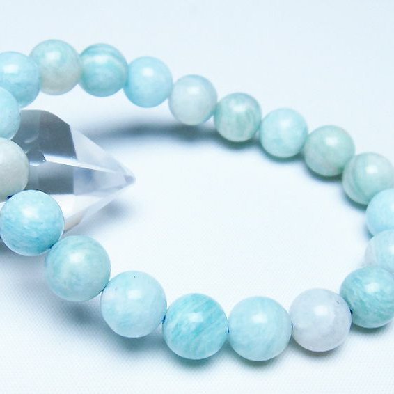 アマゾナイト ブレスレット 10mm [t161-12275]