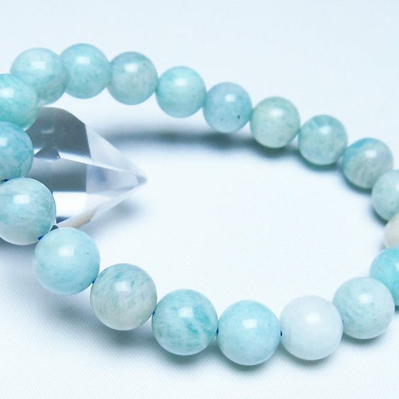 アマゾナイト ブレスレット 10mm [t161-12325]