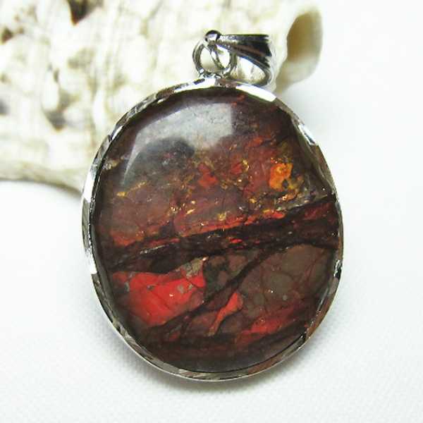 アンモライト ペンダント [T165-1133]