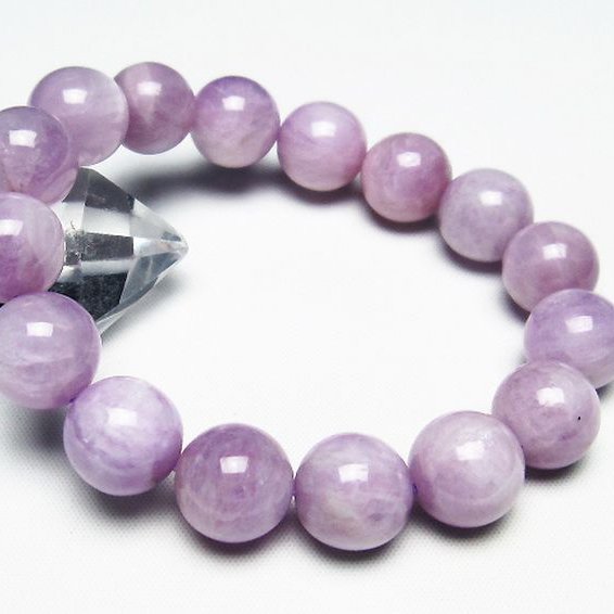 クンツァイト ブレスレット 14mm [T17-5935]