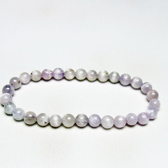 クンツァイト ブレスレット 6mm [T17-6776]