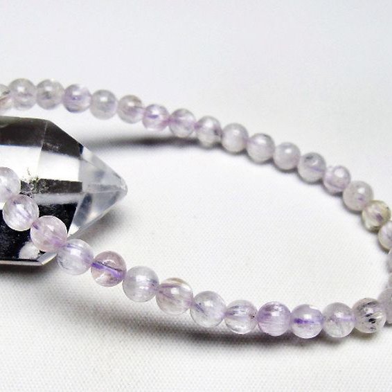 クンツァイト ブレスレット 5mm [T17-6834]