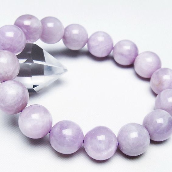 クンツァイト ブレスレット 14mm [T17-7027]