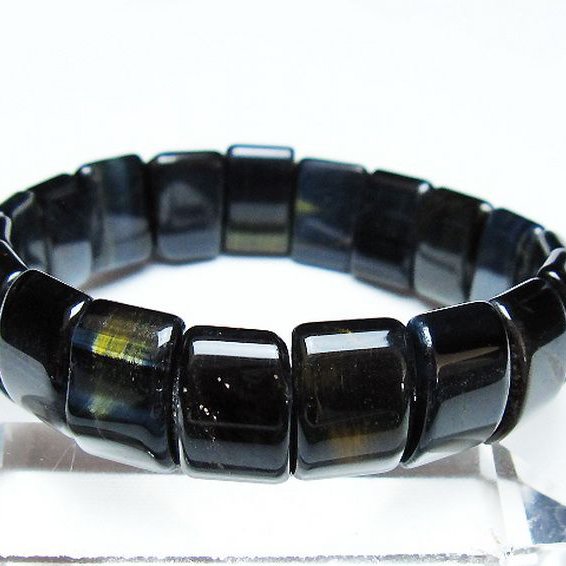 ブルータイガーアイ※青虎目石 バングル [t173-5012]