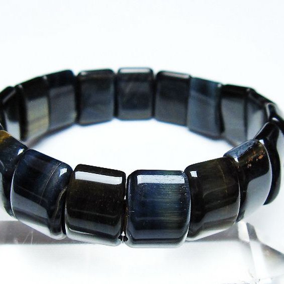 ブルータイガーアイ※青虎目石 バングル [t173-5062]