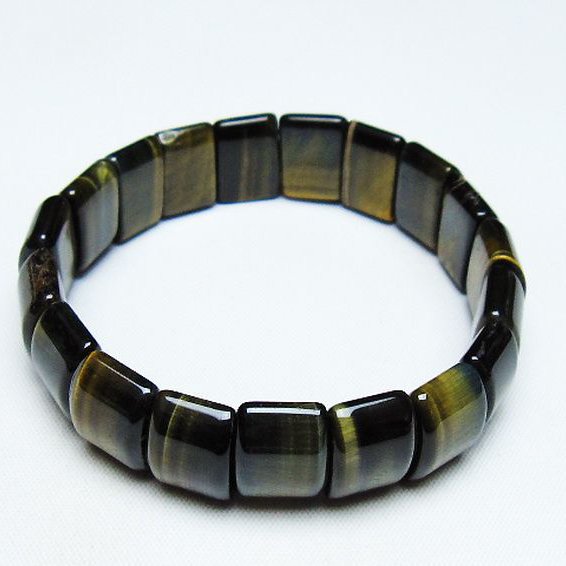 ブルータイガーアイ※青虎目石 バングル [T173-5083]