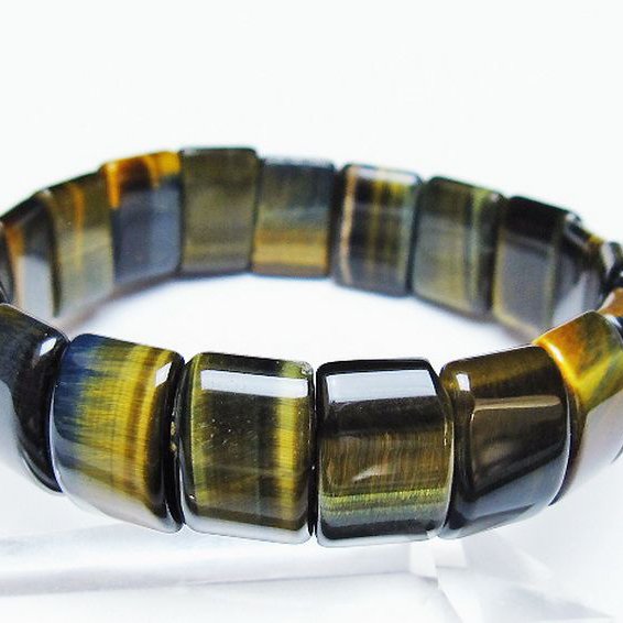 ブルータイガーアイ※青虎目石 バングル [T173-5182]