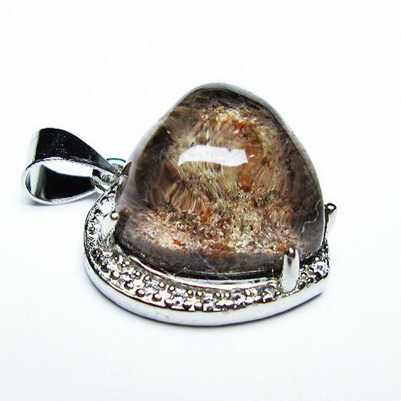 ガーデン水晶 ペンダント [t175-1556]