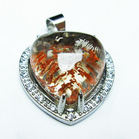 ガーデン水晶 ペンダント [t175-1757]