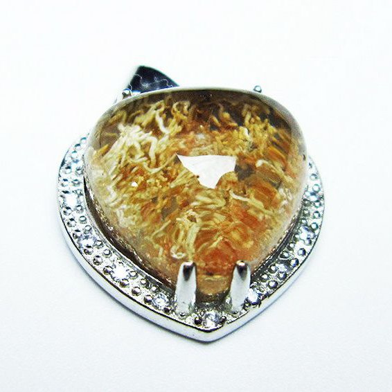 ガーデン水晶 ペンダント [t175-1777]