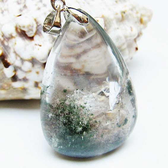 ガーデン水晶 ペンダント [t175-1973]