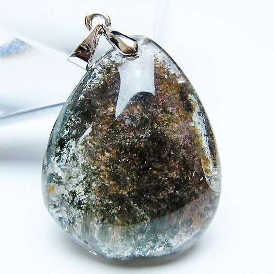 ガーデン水晶 ペンダント [t175-1977]