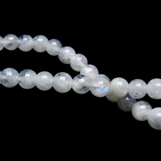 ムーンストーン ブレスレット 5mm [t18-9321]