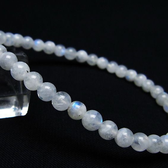 ムーンストーン ブレスレット 5mm [T18-9569]