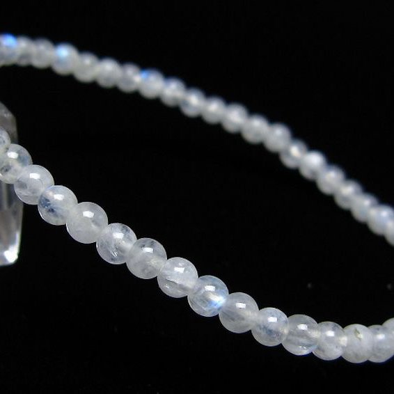 ムーンストーン ブレスレット 4mm [t18-9751]