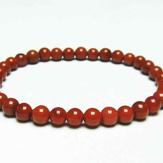 レッドアゲート 赤メノウ ブレスレット 6mm [t187-1947]
