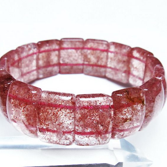ストロベリークォーツ バングル [t188-2484]