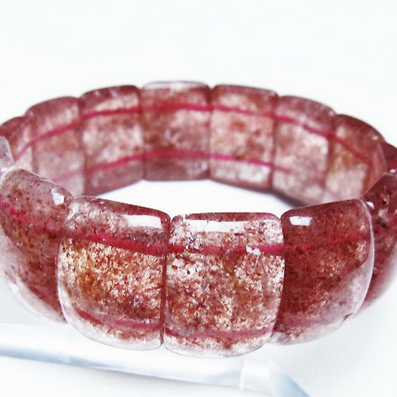 ストロベリークォーツ バングル [t188-2506]