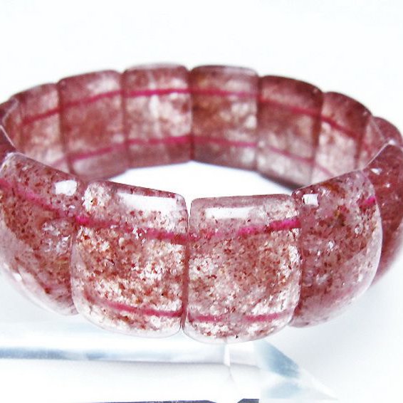 ストロベリークォーツ バングル [T188-2539]