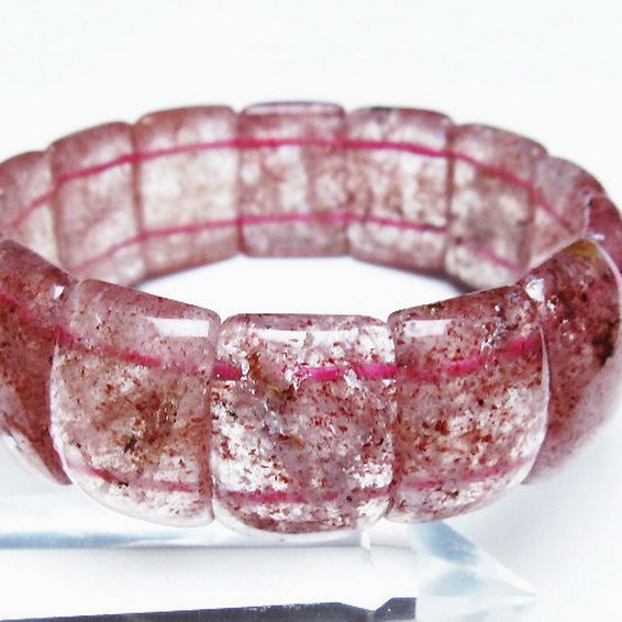 ストロベリークォーツ バングル [T188-2545]