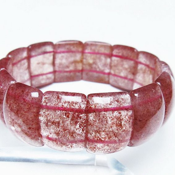 ストロベリークォーツ バングル [T188-2557]