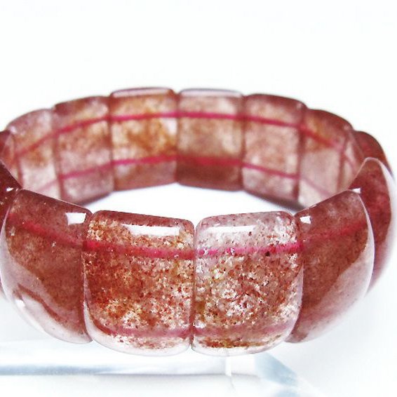 ストロベリークォーツ バングル [T188-2561]