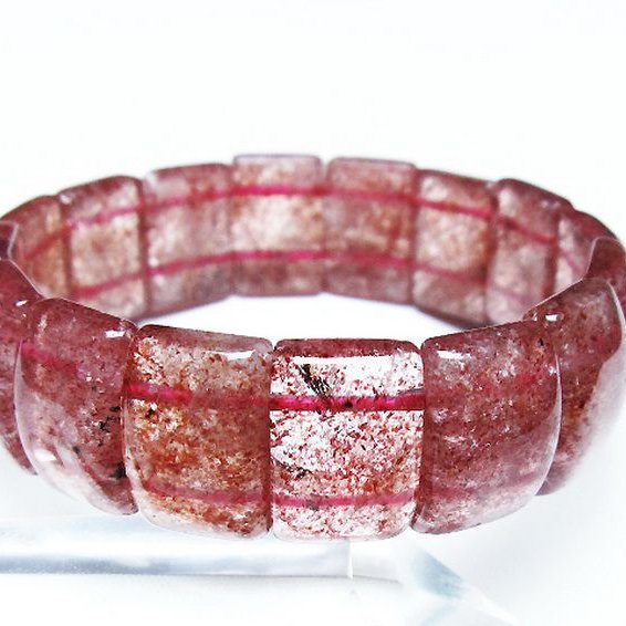 ストロベリークォーツ バングル [T188-2570]
