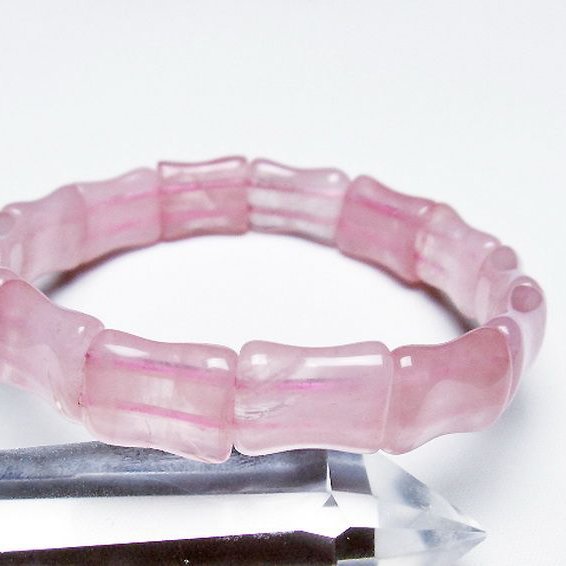 ローズクォーツ バングル [t189-3672]